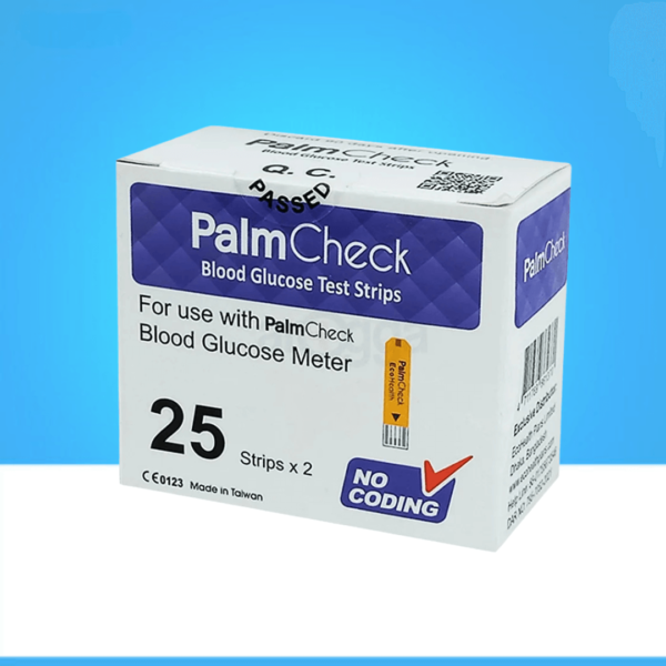 PalmCheck Blood Glucose Strips 25*2'S